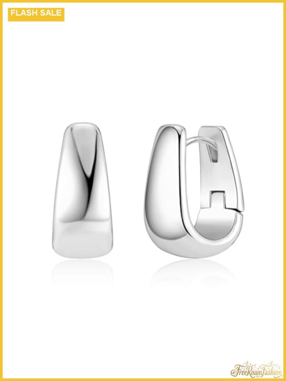 Small Silver Hoop Earrings for Women Hypoallergenic Lightweight